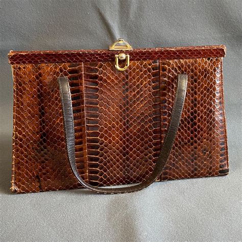 vintage snakeskin handbags.